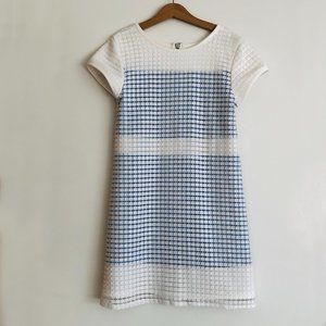 *CLOSET CLEANOUT* Sally Miller Couture Girls Dress White and Blue Size L